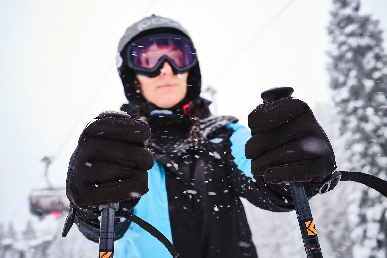 lyžařské rukavice Zanier Performance GTX