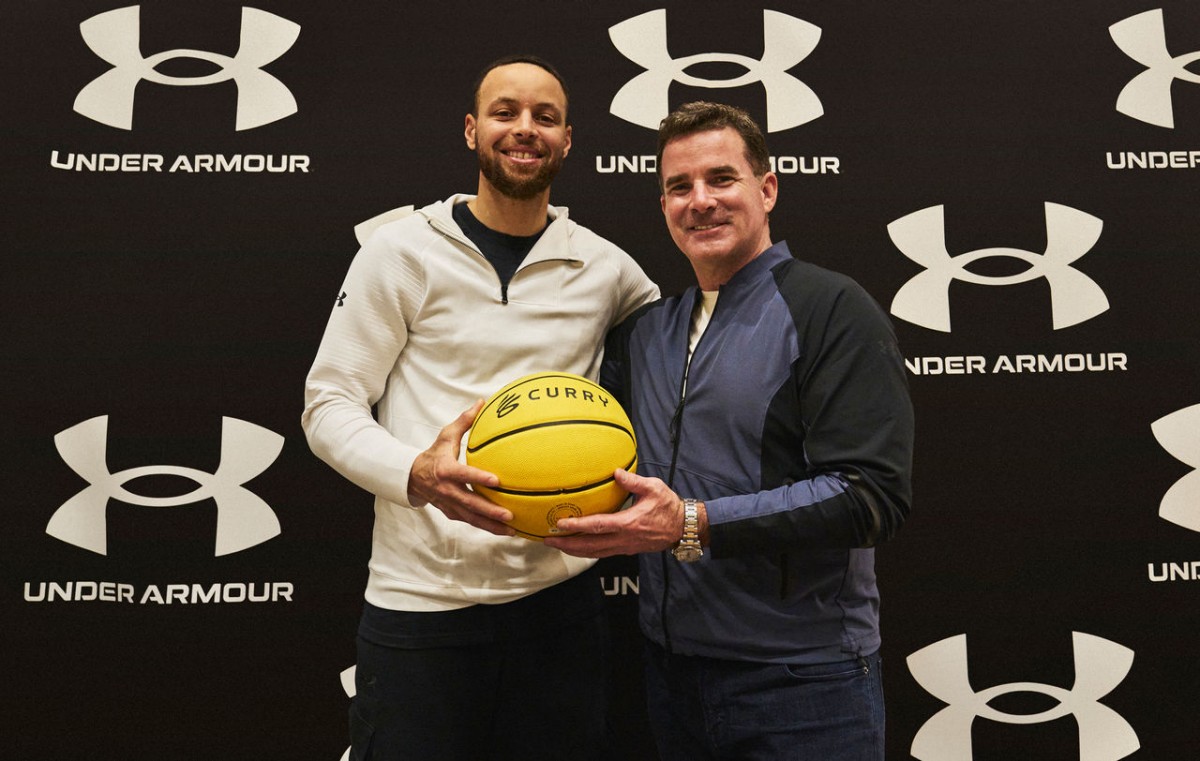 Stephen Curry a Kevin Plank